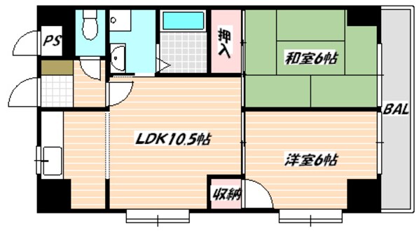 行徳駅 徒歩3分 2階の物件間取画像